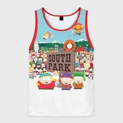 Майка-безрукавка мужская Южный Парк, цвет: 3D-красный