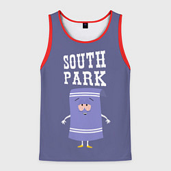 Майка-безрукавка мужская South Park Полотенчико, цвет: 3D-красный