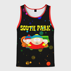 Майка-безрукавка мужская South Park, цвет: 3D-красный