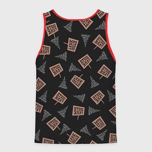 Мужская майка без рукавов SOUTH PARK / 3D-Красный – фото 2