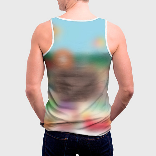 Мужская майка без рукавов Южный Парк / 3D-Белый – фото 4