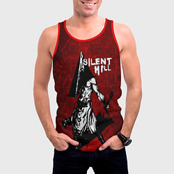 Майка-безрукавка мужская SILENT HILL, цвет: 3D-красный — фото 2