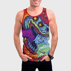 Майка-безрукавка мужская HYPERBEAST, цвет: 3D-красный — фото 2