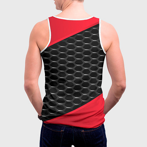 Мужская майка без рукавов MAZDA / 3D-Белый – фото 4