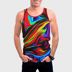 Майка-безрукавка мужская ABSTRACT, цвет: 3D-красный — фото 2