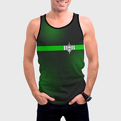 Майка-безрукавка мужская Пограничные Войска, цвет: 3D-черный — фото 2