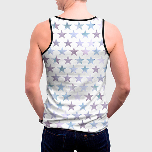 Мужская майка без рукавов Gymnastics / 3D-Черный – фото 4