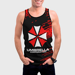 Майка-безрукавка мужская Umbrella Corporation, цвет: 3D-черный — фото 2