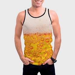 Майка-безрукавка мужская ПИВО, цвет: 3D-черный — фото 2