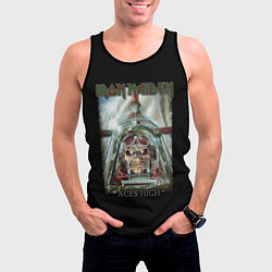 Майка-безрукавка мужская Iron Maiden, цвет: 3D-черный — фото 2