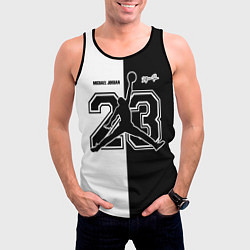Майка-безрукавка мужская Michael Jordan 23, цвет: 3D-черный — фото 2