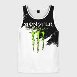 Майка-безрукавка мужская MONSTER ENERGY, цвет: 3D-белый