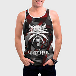 Майка-безрукавка мужская The Witcher, цвет: 3D-белый — фото 2