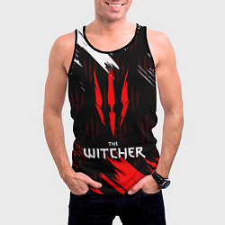 Майка-безрукавка мужская The Witcher, цвет: 3D-черный — фото 2