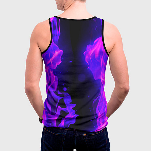 Мужская майка без рукавов MINECRAFT / 3D-Черный – фото 4