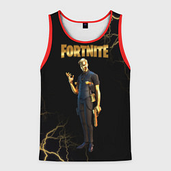 Майка-безрукавка мужская Gold Midas Fortnite 2, цвет: 3D-красный