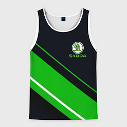 Мужская майка без рукавов SKODA