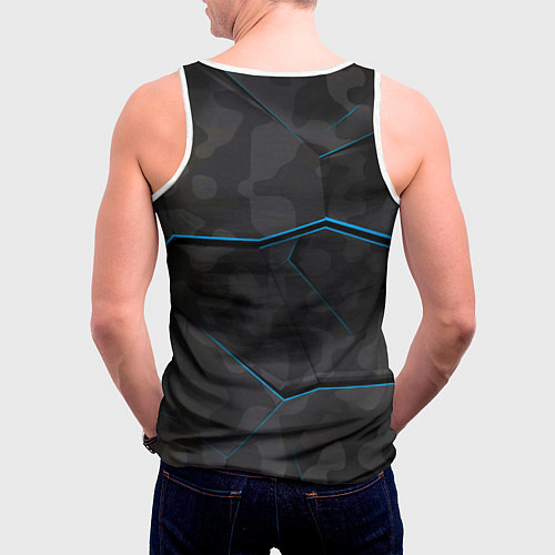 Мужская майка без рукавов MAZDA / 3D-Белый – фото 4