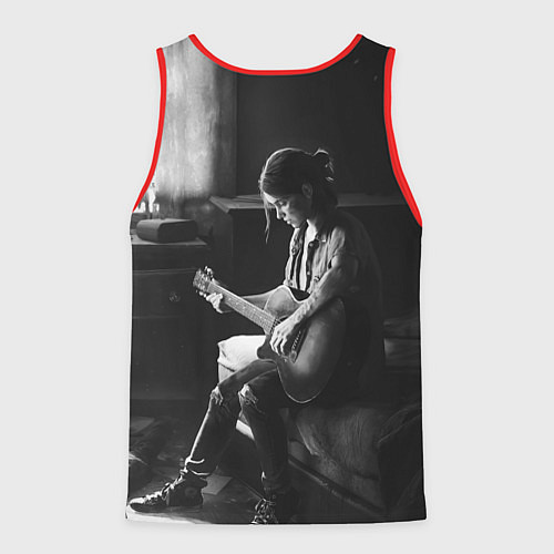 Мужская майка без рукавов THE LAST OF US PART 2 ЭЛЛИ / 3D-Красный – фото 2