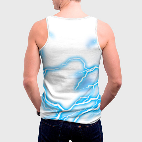 Мужская майка без рукавов SUBARU / 3D-Белый – фото 4