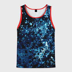 Майка-безрукавка мужская Абстракция жидкость, цвет: 3D-красный