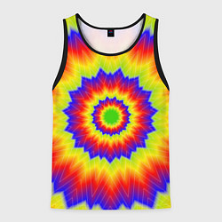 Майка-безрукавка мужская Tie-Dye, цвет: 3D-черный