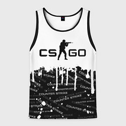 Майка-безрукавка мужская COUNTER STRIKE, цвет: 3D-черный