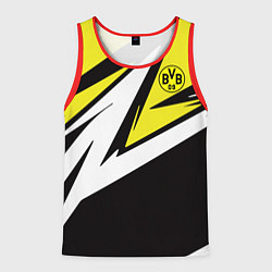 Майка-безрукавка мужская Borussia Dortmund, цвет: 3D-красный
