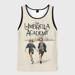 Майка-безрукавка мужская The umbrella academy, цвет: 3D-черный