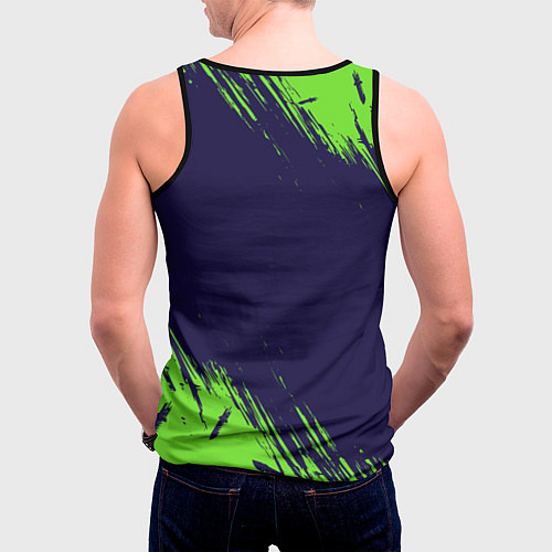 Мужская майка без рукавов FREE FIRE ФРИ ФАЕР / 3D-Черный – фото 4