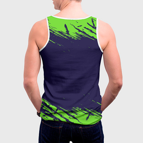 Мужская майка без рукавов FREE FIRE ФРИ ФАЕР / 3D-Белый – фото 4