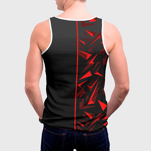 Мужская майка без рукавов FC Bayern Munchen Форма / 3D-Белый – фото 4