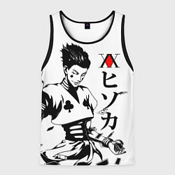 Майка-безрукавка мужская Hunter x Hunter, Hisoka, цвет: 3D-черный