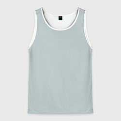 Майка-безрукавка мужская Радуга v5 - голубой, цвет: 3D-белый