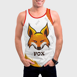 Майка-безрукавка мужская FOX, цвет: 3D-красный — фото 2
