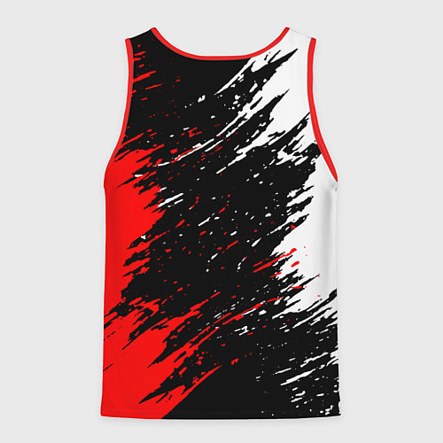 Мужская майка без рукавов PUBG / 3D-Красный – фото 2