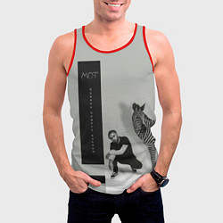 Майка-безрукавка мужская МОТ, цвет: 3D-красный — фото 2