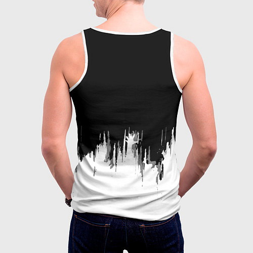 Мужская майка без рукавов Velial Squad / 3D-Белый – фото 4