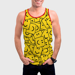 Майка-безрукавка мужская ROBLOX, цвет: 3D-красный — фото 2