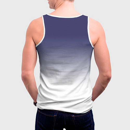 Мужская майка без рукавов BMX / 3D-Белый – фото 4