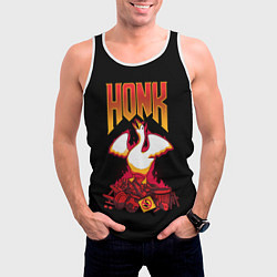 Майка-безрукавка мужская HONK Goose, цвет: 3D-белый — фото 2