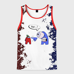 Майка-безрукавка мужская Among Us - YOU! Z, цвет: 3D-красный