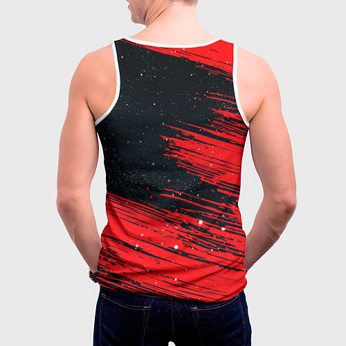 Мужская майка без рукавов AMONG US / 3D-Белый – фото 4