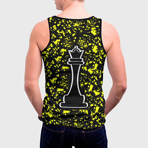 Мужская майка без рукавов The Queens Gambit / 3D-Черный – фото 4