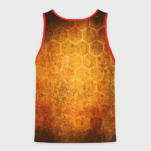 Мужская майка без рукавов Ванпанчмен / 3D-Красный – фото 2