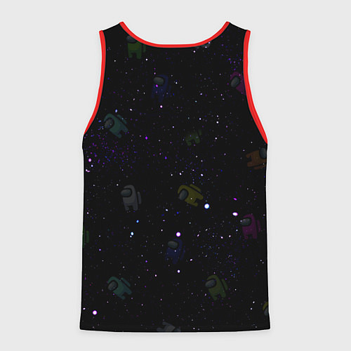 Мужская майка без рукавов AMONG US / 3D-Красный – фото 2