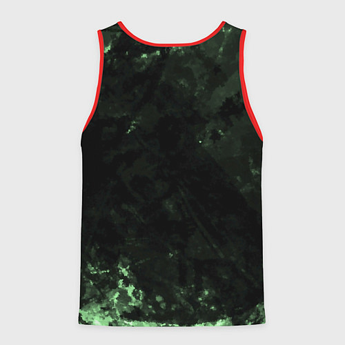 Мужская майка без рукавов Пирамидоголовый / 3D-Красный – фото 2