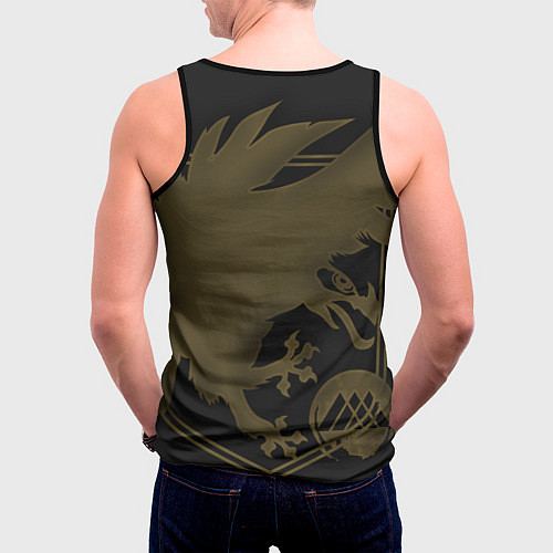 Мужская майка без рукавов DESTINY, WARLOCK / 3D-Черный – фото 4