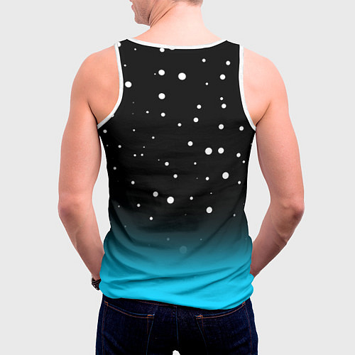 Мужская майка без рукавов HOLLOW KNIGHT / 3D-Белый – фото 4