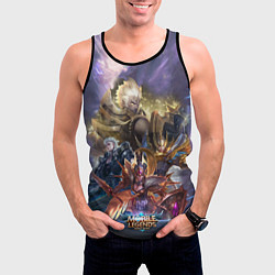 Майка-безрукавка мужская Mobile Legends Bang Bang, цвет: 3D-черный — фото 2